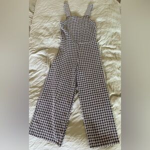 ** SOLD **Zara plaid jumpsuit, size Small